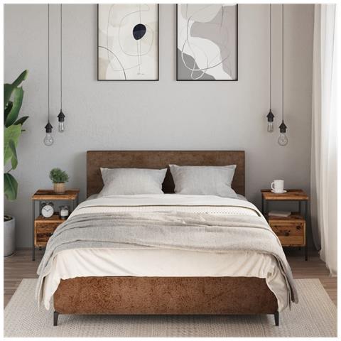 Comodini Legno Antico 2 Pz 34x36x50 Cm In Legno Multistrato - Foto 1