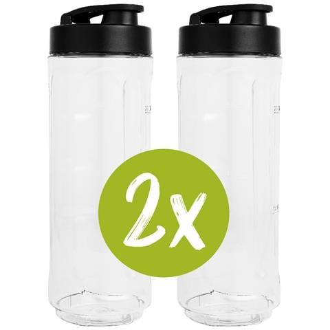 Design Smoothie Maker Mix & Go 0,6 L Frullatore per sportivi 300 W Acciaio inox - Foto 2
