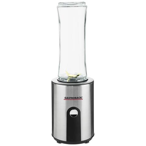 Design Smoothie Maker Mix & Go 0,6 L Frullatore per sportivi 300 W Acciaio inox - Foto 1