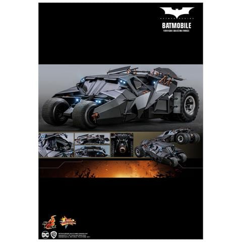 Figurina Mms596 - Dc Comics - Batman Begins - Batmobile - Foto 5