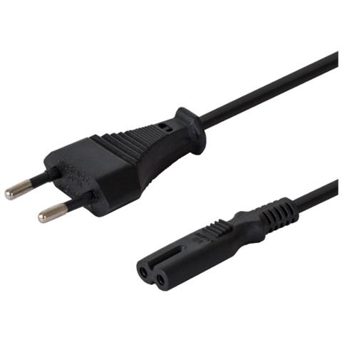CL-97 cavo di alimentazione Nero 1,2 m Spina di alimentazione di tipo E IEC C7 - Foto 1
