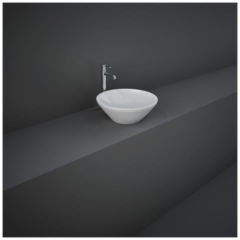 Lavabo Appoggio Tondo Bianco - Foto 1