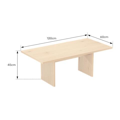 Tavolino In Legno In Stile Scandinavo Alma - Foto 7