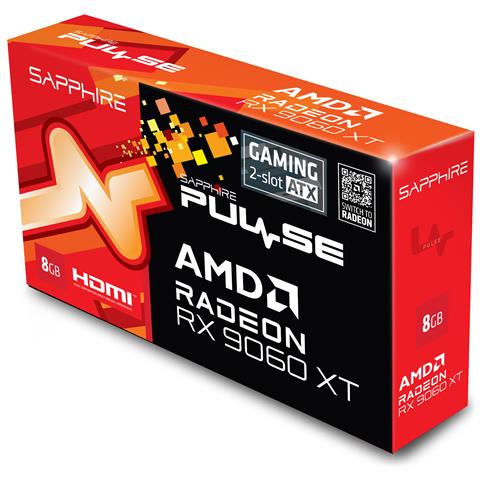 PULSE Radeon RX 9060 XT 8 GB GDDR6 PCI Express 5.0 2 x Ventola - Foto 1