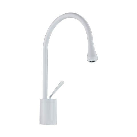 Rubinetto per lavabo da bagno, Blackswan, tipo M230, modello bianco, misura 36 cm - Foto 1