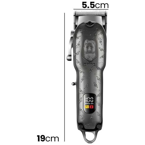 Tosaerba Elettrico Usb-c 5w Senza Fili 2000mah Design Retrò Con Schermo Led - Foto 2