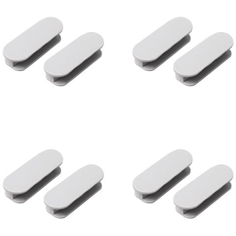 4 Paia Maniglie Autoadesive Per Cassetti E Ante - Installazione Facile Senza Trapano Gray - Foto 1