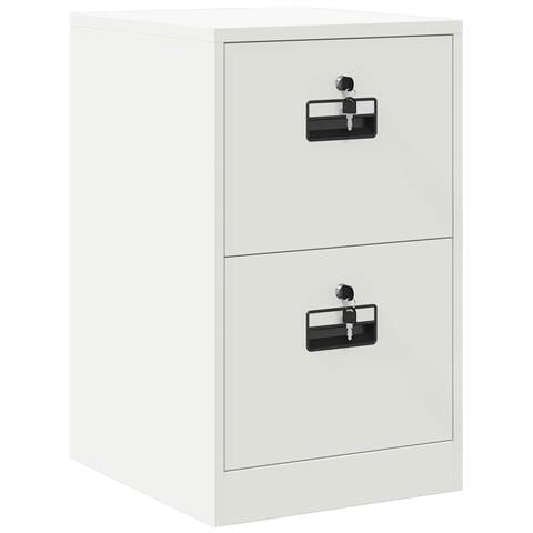 Armadio per File con cassetto Bianco 44 x 50 x 106.5 cm - Foto 1