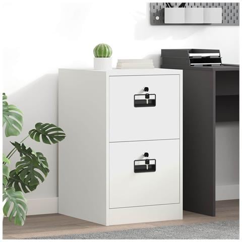 Armadio per File con cassetto Bianco 44 x 50 x 106.5 cm - Foto 2
