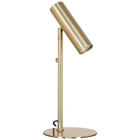Lampada Da Tavolo Paris In Acciaio Ottone Orientabile - Foto 1