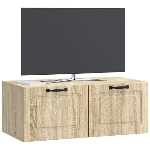 Mobile Porta TV da Muro Rovere Sonoma 78,5 x 41 x 30 cm - Foto 2