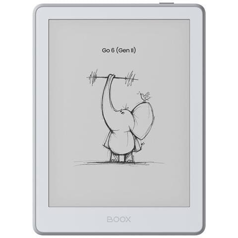 BOOX Go 6 (Gen II) - e-reader da 6'' - Stone - ePaper a 300 PPI, Android, Google Play Store, 3 GB di RAM, 32 GB di memoria, microSD, retroilluminazione regolabile, compatibile con InkSense Plus - Foto 2
