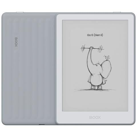 BOOX Go 6 (Gen II) - e-reader da 6'' - Stone - ePaper a 300 PPI, Android, Google Play Store, 3 GB di RAM, 32 GB di memoria, microSD, retroilluminazione regolabile, compatibile con InkSense Plus - Foto 1