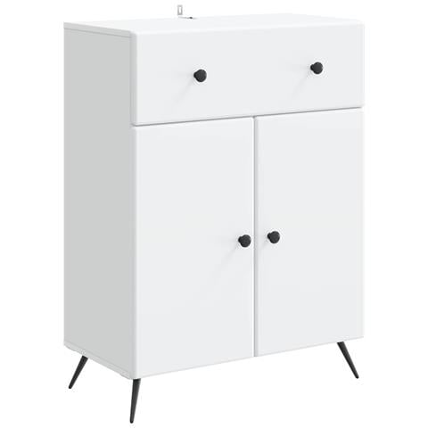 Credenza Bianco 66 x 34,5 x 90 cm Legno ingegnerizzato - Foto 1
