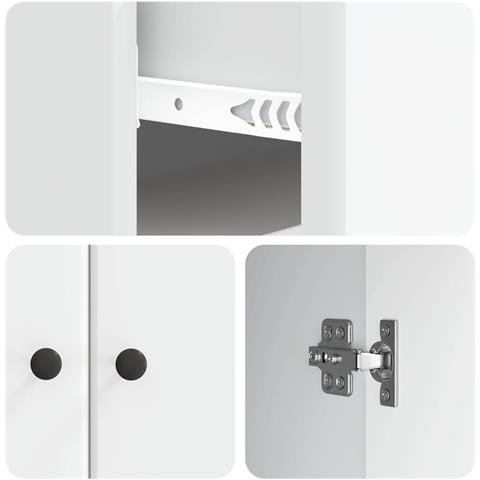 Credenza Bianco 66 x 34,5 x 90 cm Legno ingegnerizzato - Foto 9