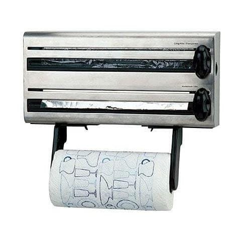 60701 - Porta rotolo da cucina multiplo in acciaio inox - Foto 2