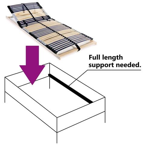Rete a Doghe 7 Zone con 42 Doghe 90x200 cm - Foto 8