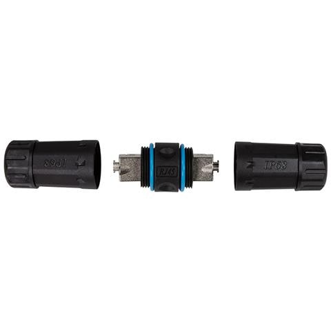 Extender Da Esterno Per Cavo Cat. 6a E Cat. 7 Ip68 Toolless - Foto 1
