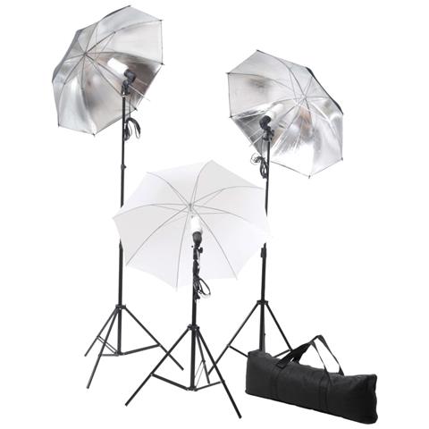 Kit Studio Fotografico Con Set Luci E Fondale - Foto 2