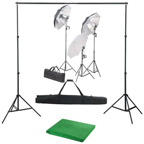 Kit Studio Fotografico Con Set Luci E Fondale - Foto 1