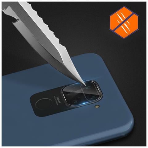 2x Pellicole Camera Redmi Note 9 Vetro Temperato 9h Adesivo Trasparente - Foto 10