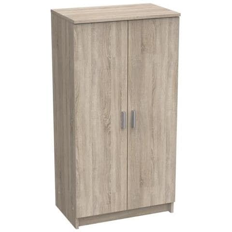 Shoes Scarpiera In Stile Moderno In Rovere Spazzolato E Bianco Perla - L 54,6 Cm - Foto 1