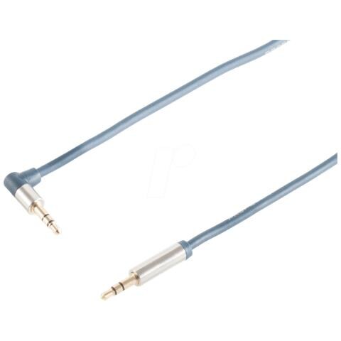 Sp-professional Audio-kabel 3 M 2 X 3.5mm Blau - Chrom (sp30823) - Foto 2