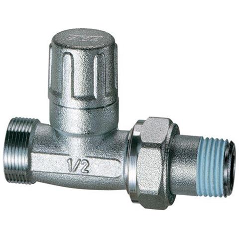 Detentore Diritto Cromato Codice 1300 12 Misura 1/2"" Attacco Intercambiabile Rame - Plastica - E Multistrato - Foto 1