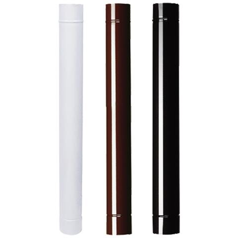 Tubo Smaltato Per Stufe Cm 50 Diam. 13 Nero - Foto 2