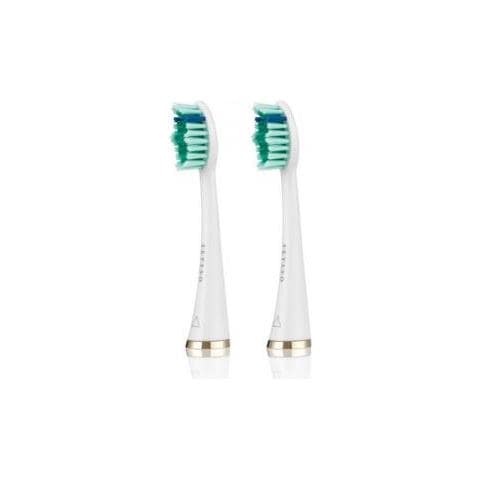 Gold Collection Anti-plaque Brush Heads (white) 2pcs - Foto 1