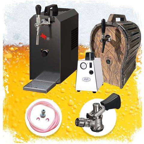 Set Completo - Spillatore Birra - Jet 30 Dispenser Birra Macchina Per Birra 1-linea 35 Litri /h - Raffreddatore A Flusso Con Botti In Legno Keg Senza - Foto 6