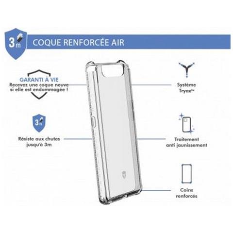 Cover Rinforzata Per Samsung Galaxy A80 Air, Trasparente - Foto 2