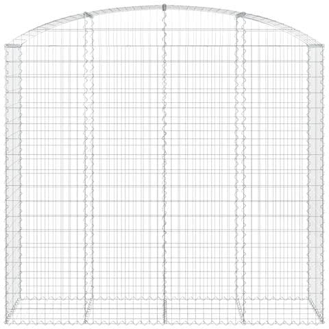 Cesto Gabbione Ad Arco 200x50x180/200 Cm Ferro Zincato - Foto 2