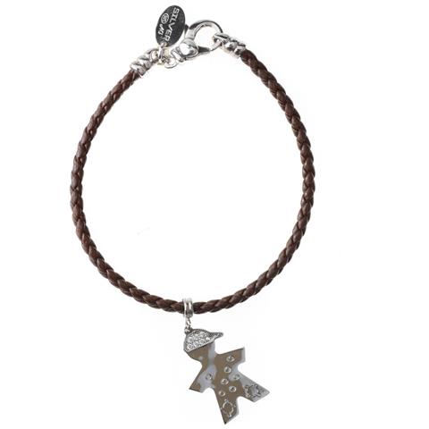 Bracciale Donna Lp-1110-2-3 Marrone 19 Cm - Foto 1