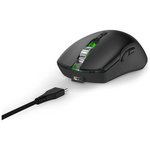 Reaper 510 mouse Gaming Ambidestro RF Wireless + USB Type-A Ottico 16000 DPI - Foto 1