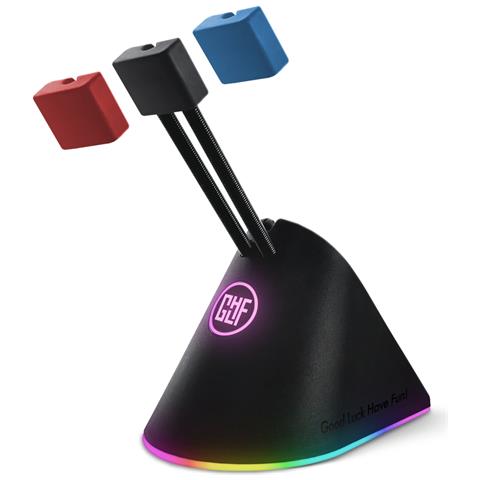 Citadel Rgb Mouse Bungee Con 3 Clip Colorate (nero) - Foto 1