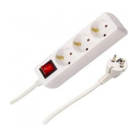PROTECTIVE STRIP 3 SOCKETS WITH SWITCH 495004 - Foto 1