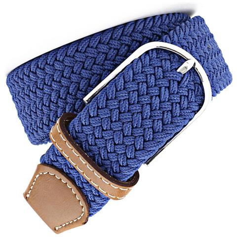 Cintura Elastica In Fettuccia - 107cm Blu Blue - Foto 3