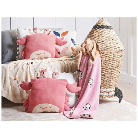 Set Di 2 Cuscini Jargalli Cotone 35 X 35 Cm Rosa Granchio - Foto 1