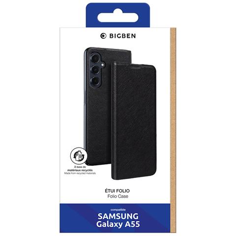 Custodia Per Samsung Galaxy A55 Folio Stand Edition Con Slot Per Schede, Nero - Foto 2