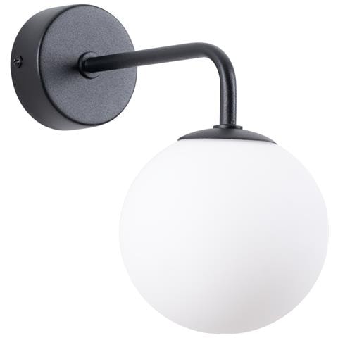 Lampada Da Parete Astral 1 Nero Sl. 1661 - Minimalista Lampada Da Parete Nero /bianco 21x10x22 Cm - Foto 1