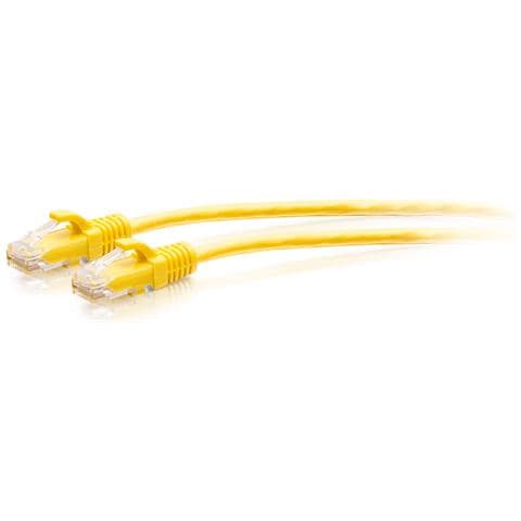 Cavo patch di rete Ethernet sottile Cat6a antigroviglio, non schermato (UTP) da 2,1 m - Giallo - Foto 1
