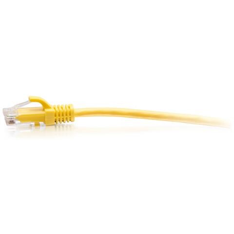 Cavo patch di rete Ethernet sottile Cat6a antigroviglio, non schermato (UTP) da 2,1 m - Giallo - Foto 2