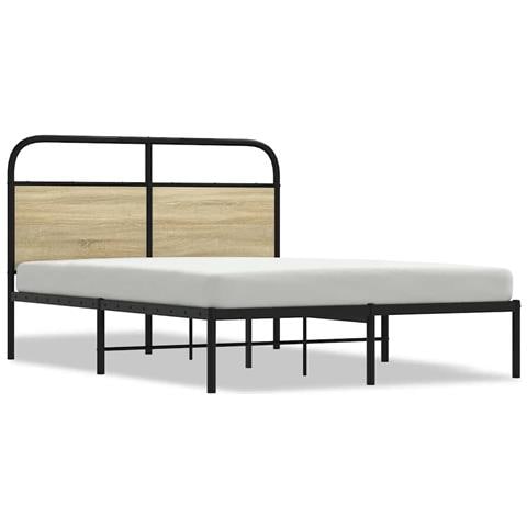 Giroletto Senza Materasso Rovere Sonoma 135x190cm In Truciolato - Foto 1