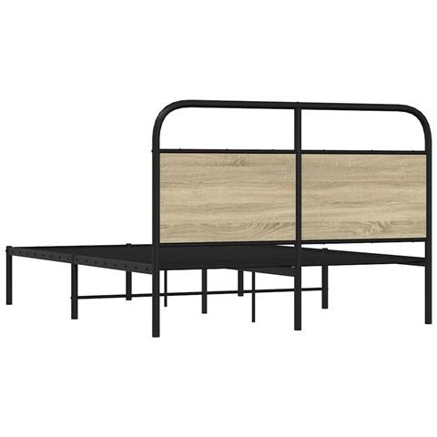 Giroletto Senza Materasso Rovere Sonoma 135x190cm In Truciolato - Foto 9