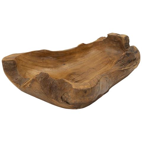 Vassoio Natura 17 - Marrone - Legno - 40x29x10 Cm - Foto 1