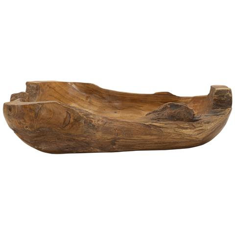 Vassoio Natura 17 - Marrone - Legno - 40x29x10 Cm - Foto 2