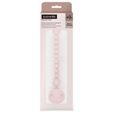 Suavinex Selection Clip Silicone Rosa 0M+ - Foto 1