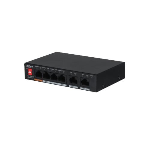 PFS3006-4ET-60 Non gestito L2 Fast Ethernet (10/100) Supporto Power over Ethernet (PoE) Nero - Foto 3