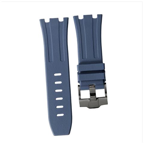 Cinturino In Silicone Compatibile Con Audemars Piguet Royal Oak Offshore 15710 15703 Darkblue 30 Mm - Foto 4